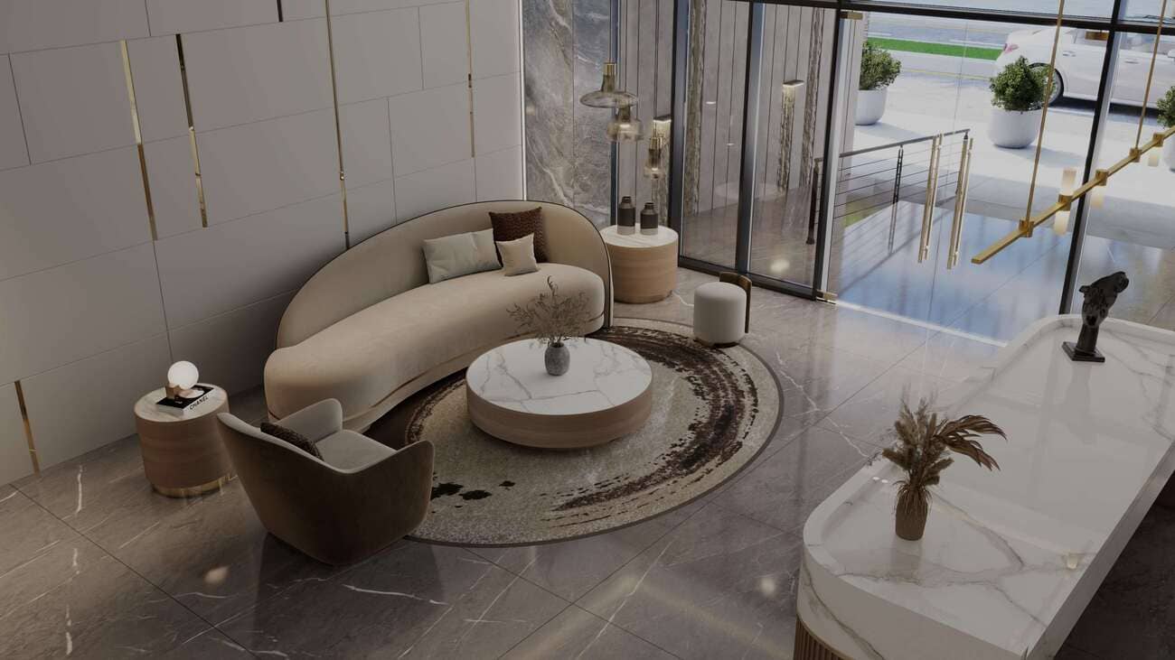High Best Tower amenity Social Hub & Meeting Lounge - MBR District 11 (Meydan South), Dubai - by True Future
