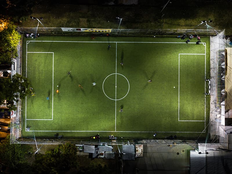 HillCrest amenity Football Court - Town Square, Dubai - by Nshama Group