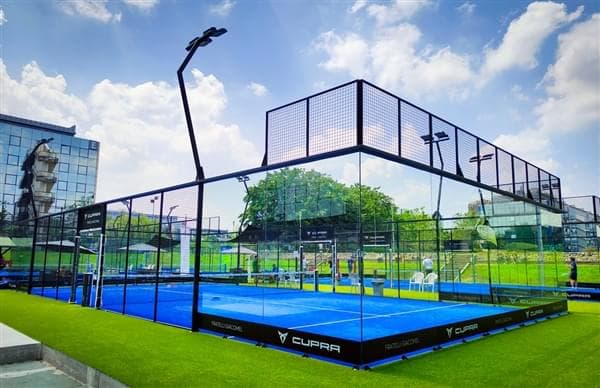 HillCrest amenity Padel Court - Town Square, Dubai - by Nshama Group