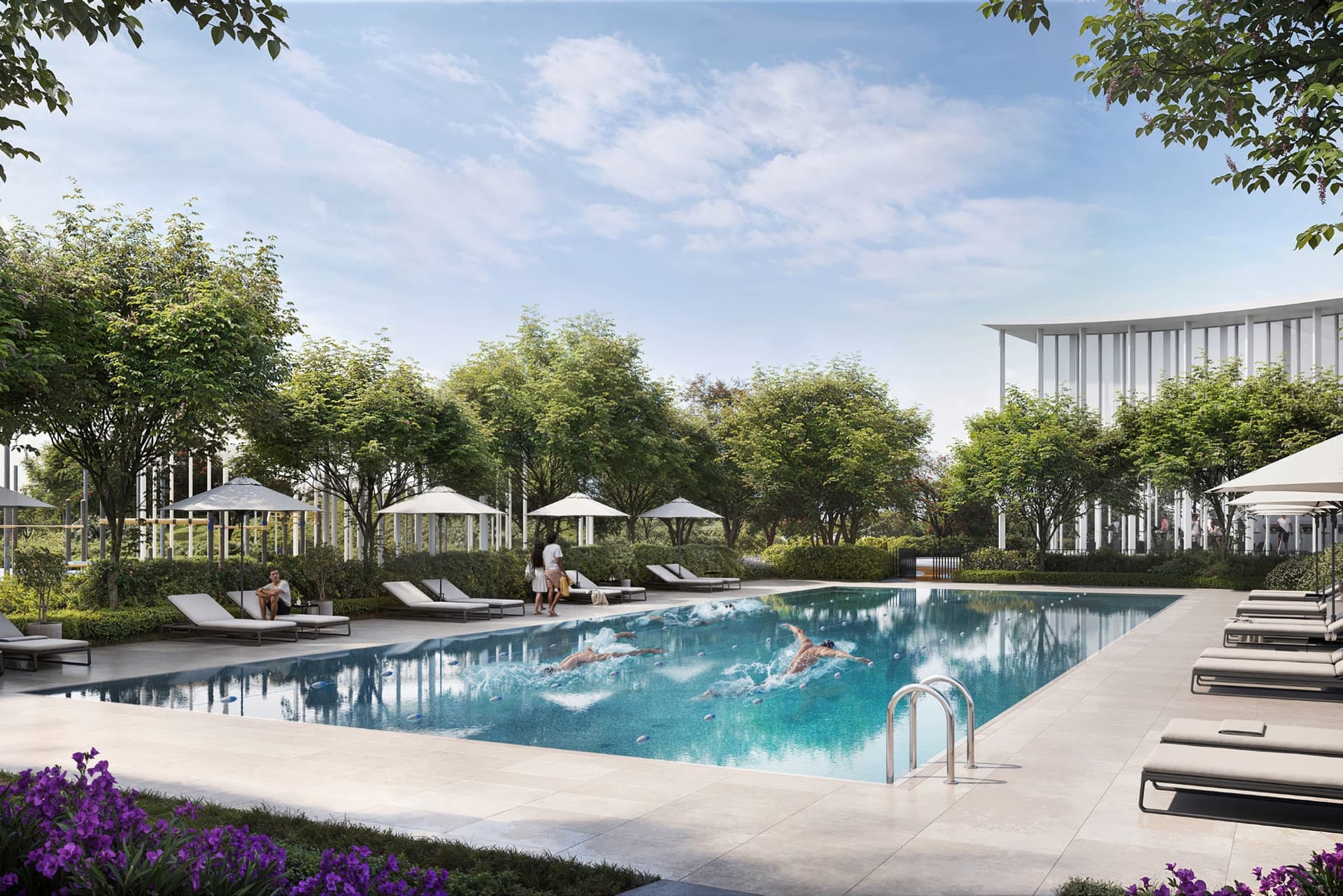 Hillsedge amenity Adult & Kids Swimming Pools in Dubai Hills, Dubai, by Emaar