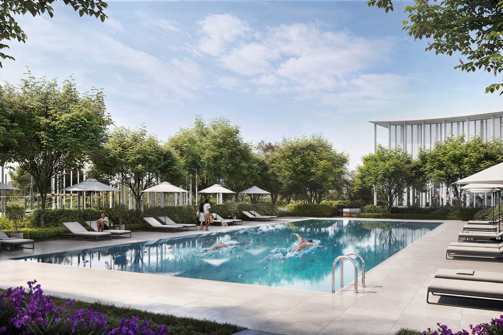 Hillsedge amenity Adult & Kids Swimming Pools - Dubai Hills, Dubai - by Emaar