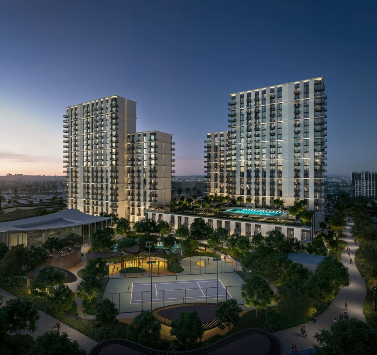 Hillsedge exterior view - Dubai Hills, Dubai - by Emaar
