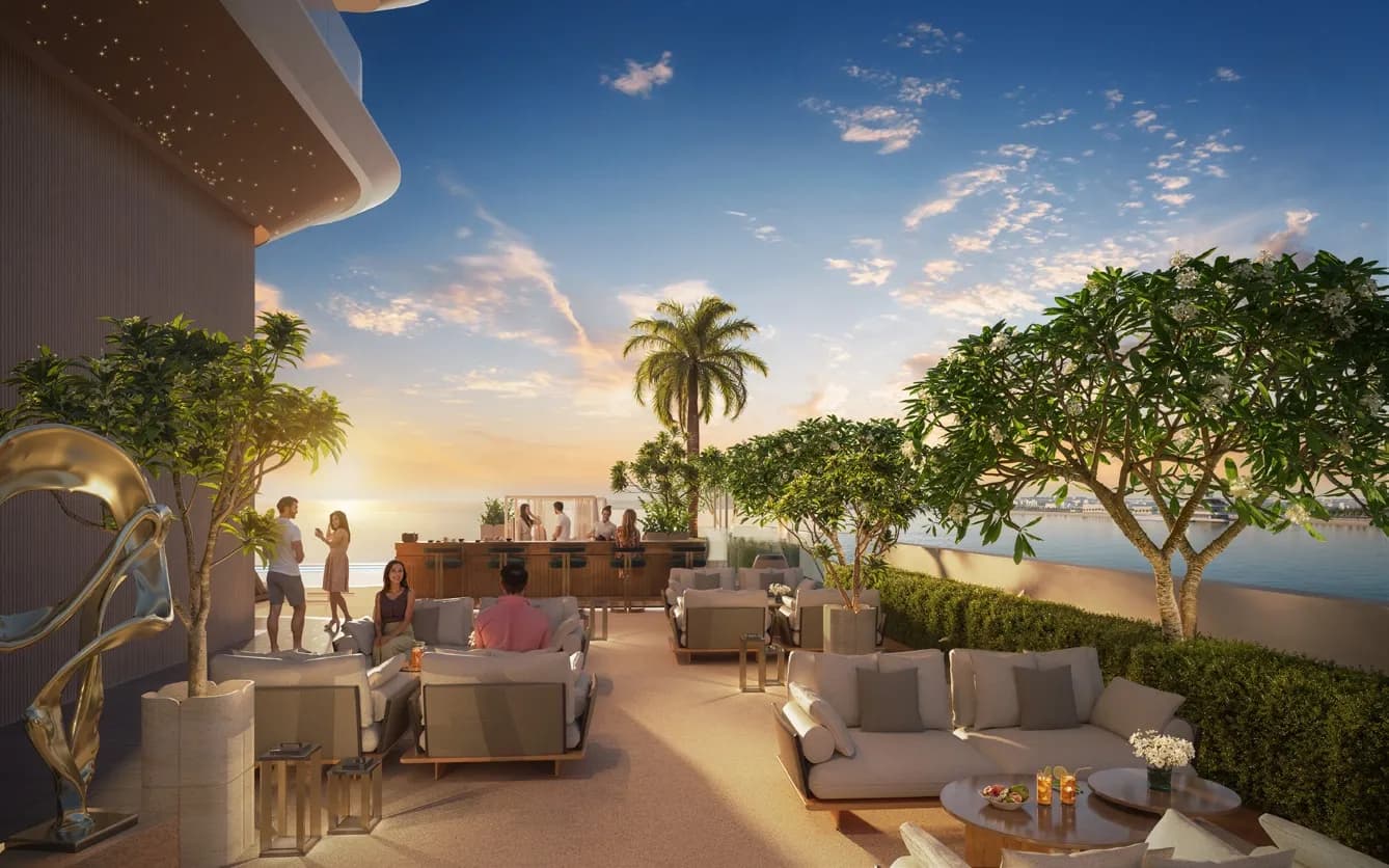 Hilton Residences amenity Outdoor Lounge - Bur Dubai, Dubai - by Prestige One Developments