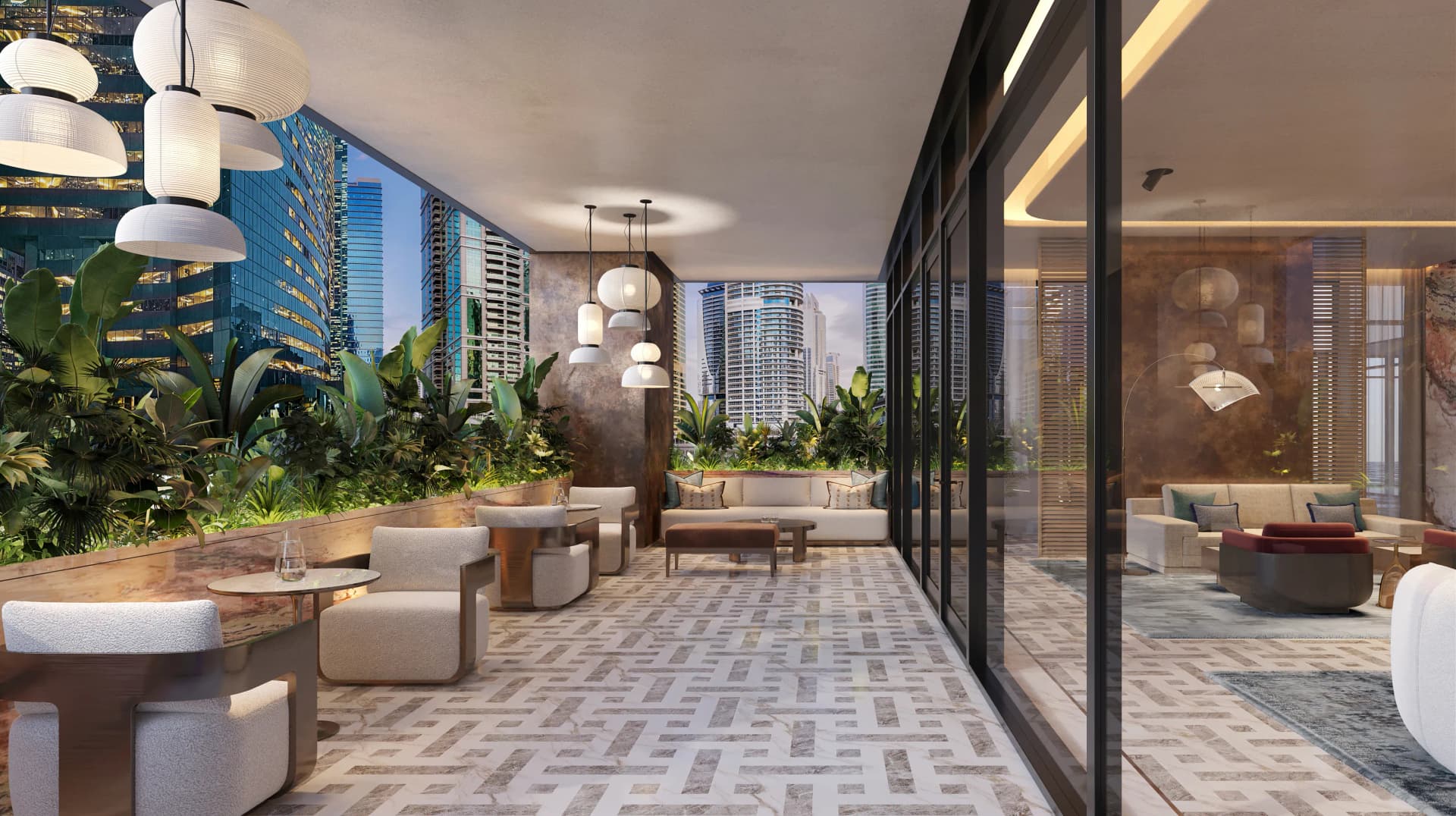 Hilton Residences Dubai JLT amenity Community Garden in JLT (Jumeirah Lake Towers), Dubai, by Emirates Developments