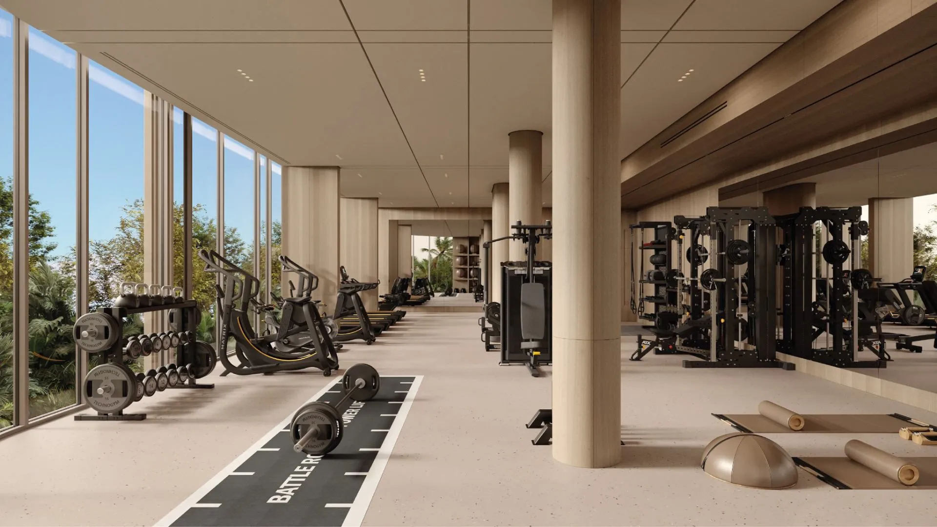 House of WELL 1 and 2 amenity Fitness & Recreation Zone in Dubai Islands, Dubai, by WEll Concept Development