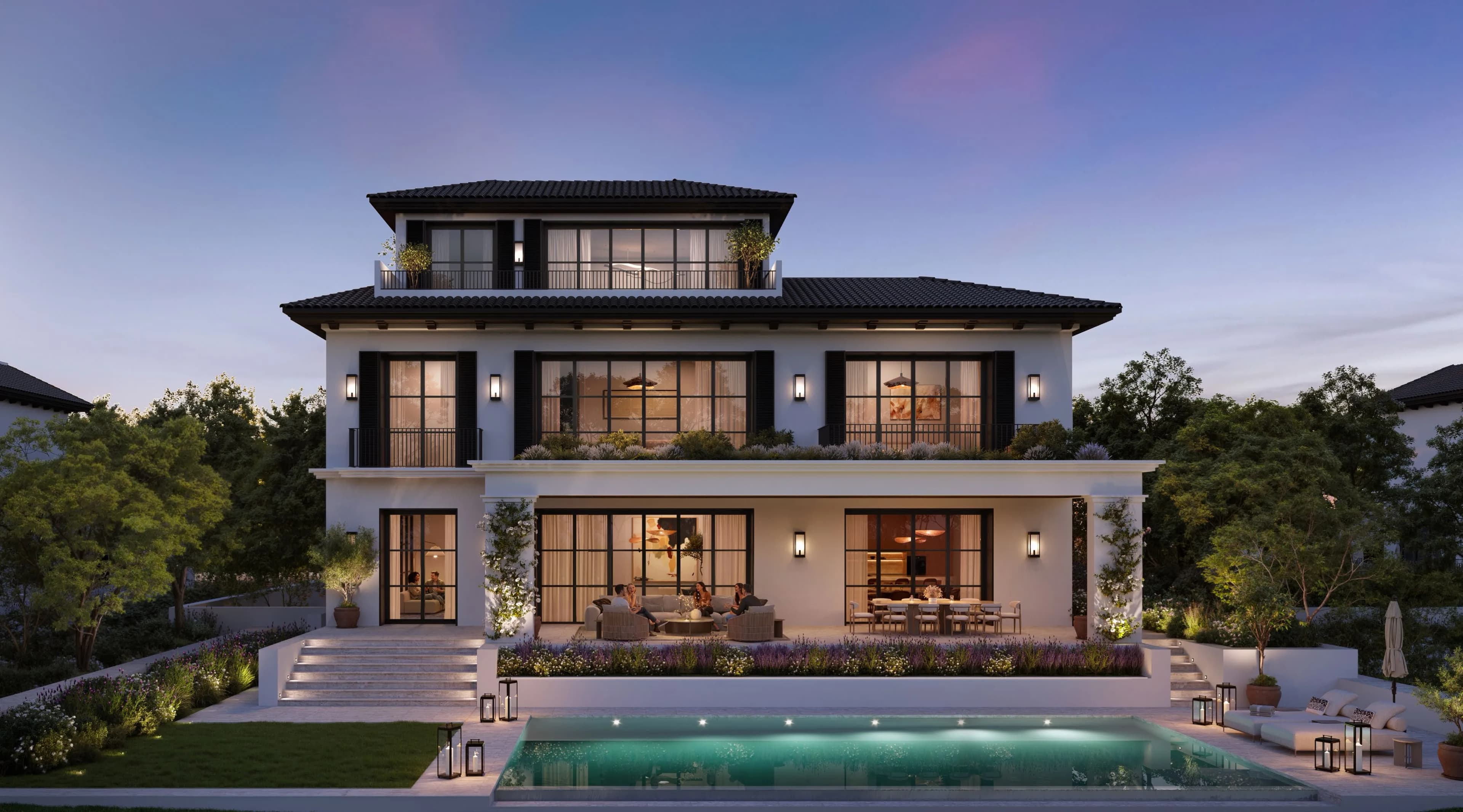 Hudayriyat Golf Estates exterior view - Abu Dhabi, Dubai - by Modon Properties