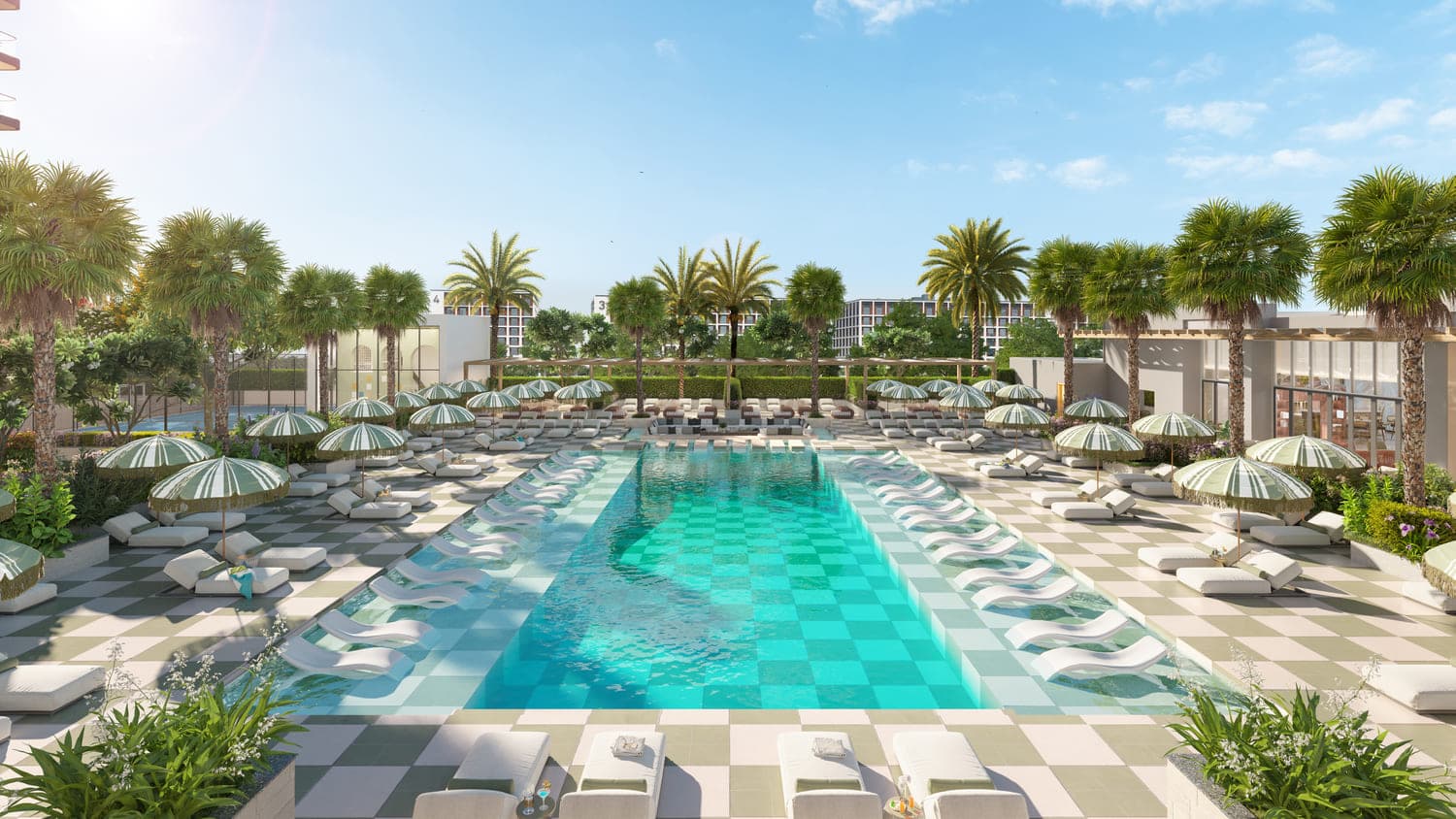 Hyde Residences amenity Infinity Swimming Pool - Dubai Hills, Dubai - by CITYVIEW