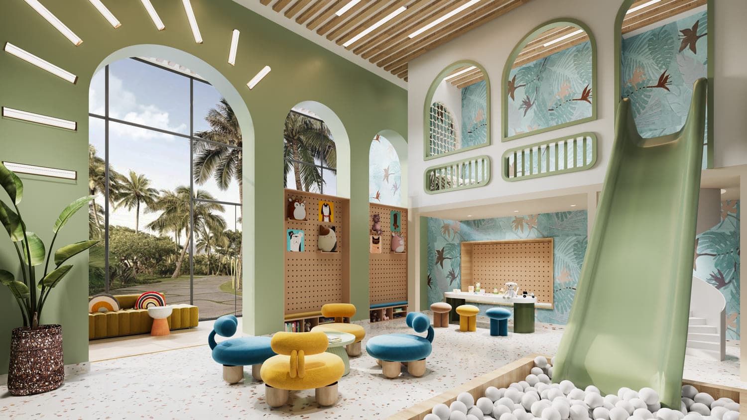 Hyde Residences amenity Kids Play Area - Dubai Hills, Dubai - by CITYVIEW