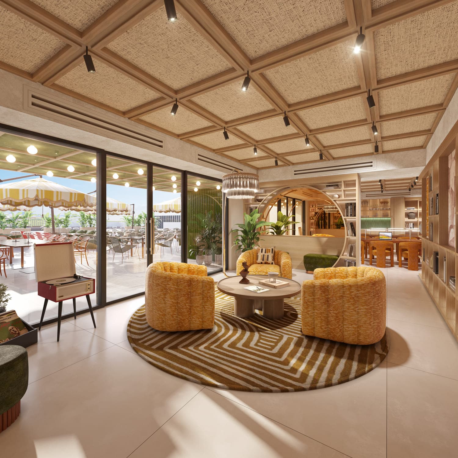 Hyde Residences amenity Library - Dubai Hills, Dubai - by CITYVIEW