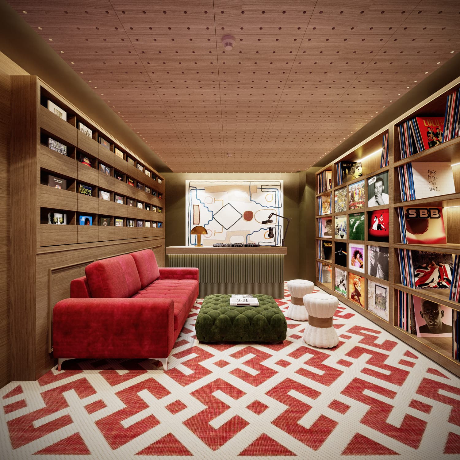 Hyde Residences amenity Listening Room - Dubai Hills, Dubai - by CITYVIEW