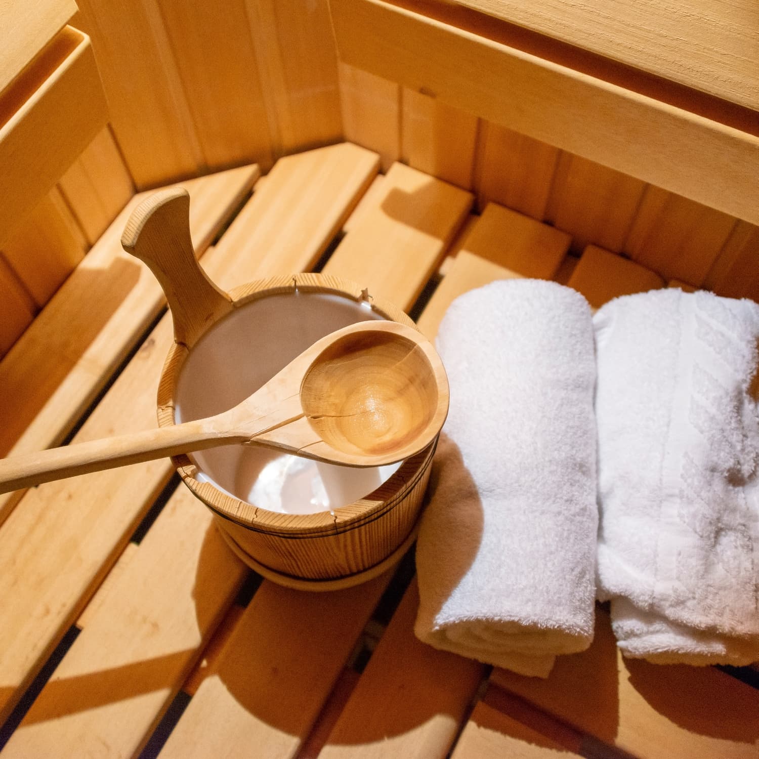 Hygge Hotel amenity Sauna - World of Islands, Dubai - by THOE