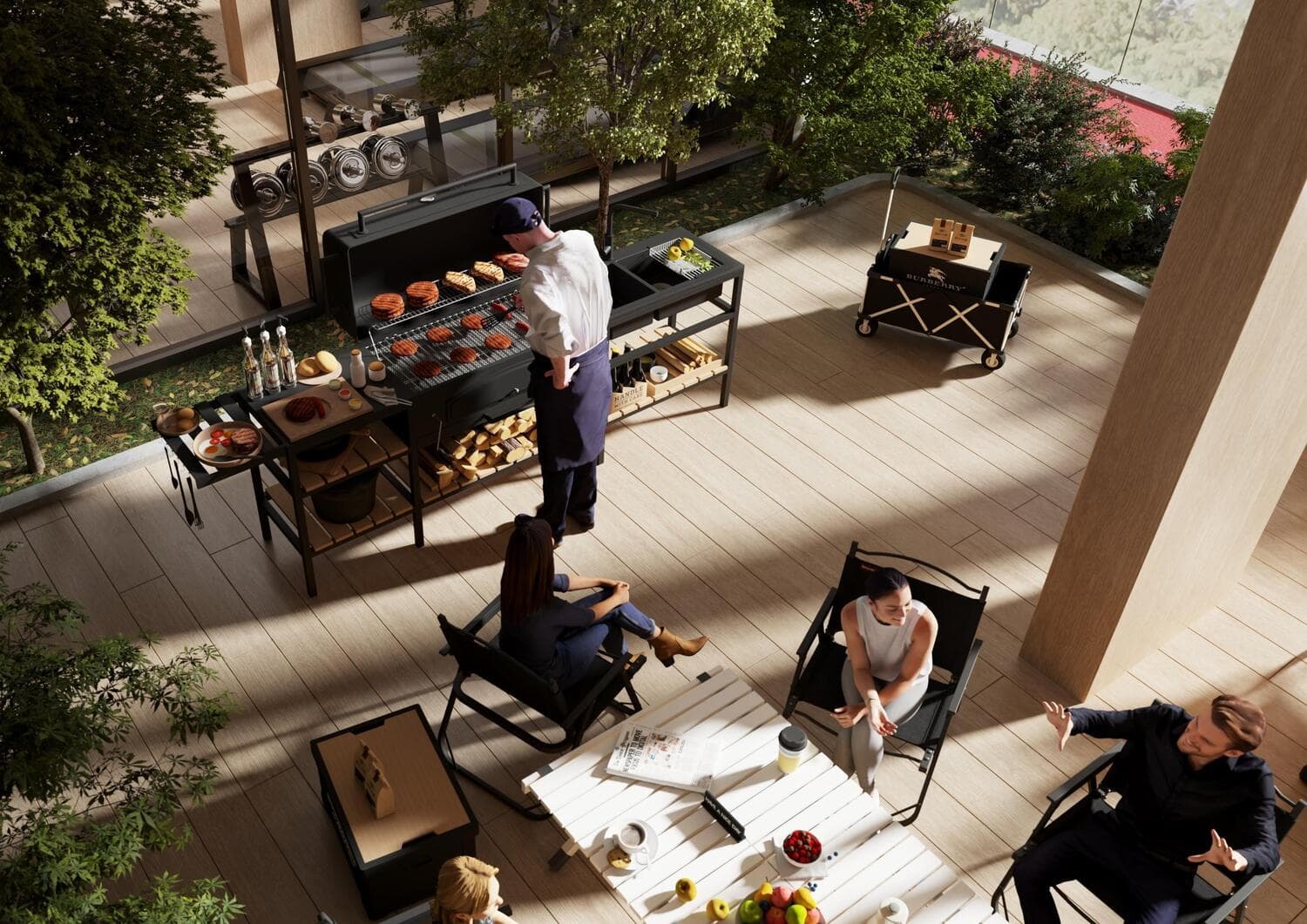 I'Sola Bella amenity Bbq Area - JVC (Jumeirah Village Circle), Dubai - by MAK Developers