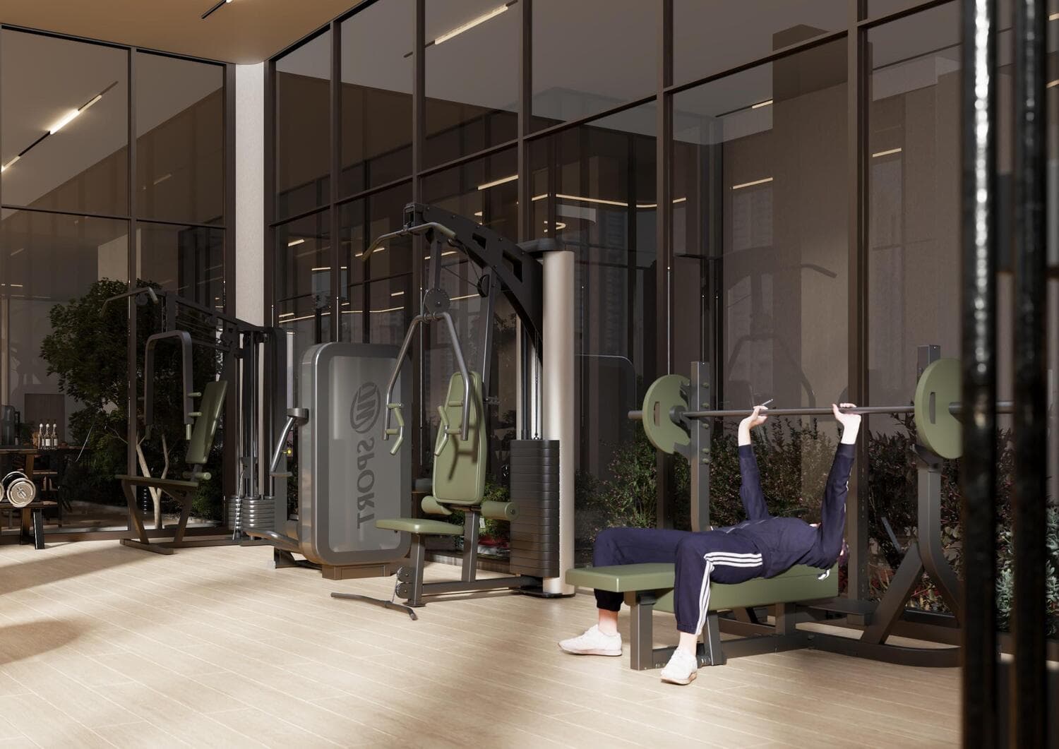 I'Sola Bella amenity Gym - JVC (Jumeirah Village Circle), Dubai - by MAK Developers