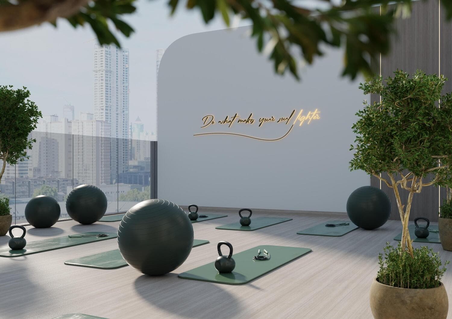 I'Sola Bella amenity Outdoor Yoga - JVC (Jumeirah Village Circle), Dubai - by MAK Developers