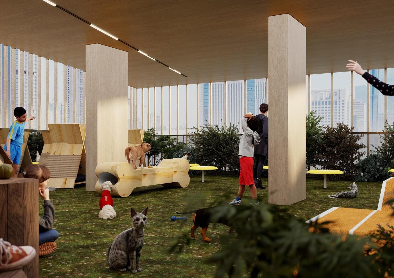 I'Sola Bella amenity Pet Park - JVC (Jumeirah Village Circle), Dubai - by MAK Developers