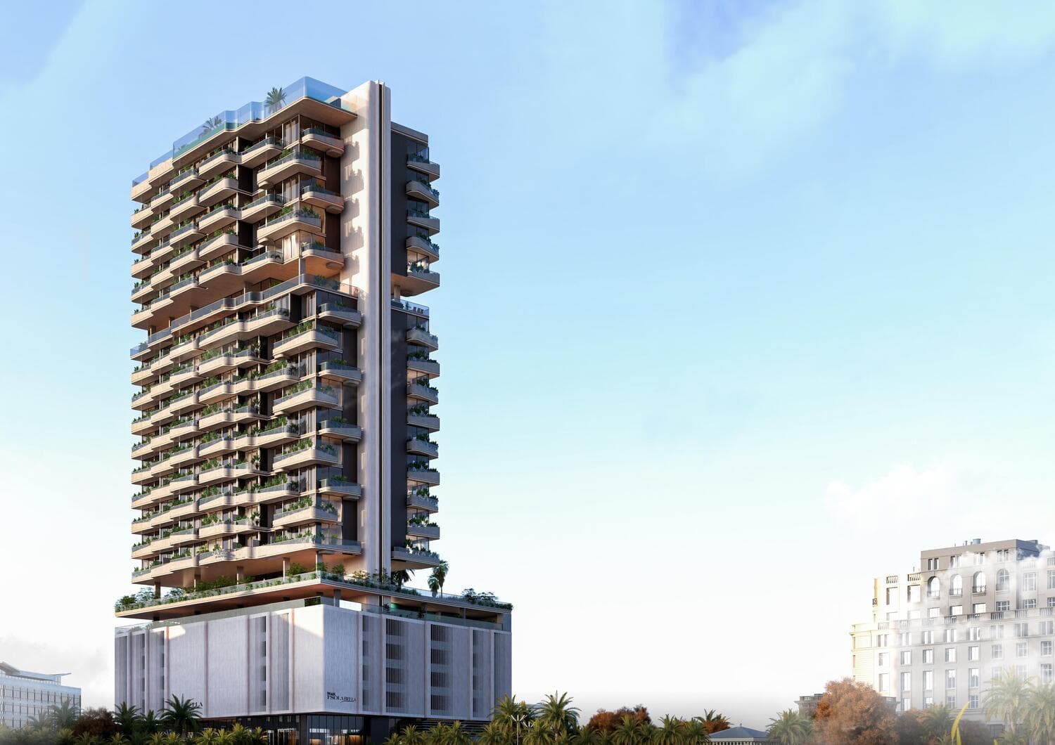 I'Sola Bella exterior view - JVC (Jumeirah Village Circle), Dubai - by MAK Developers