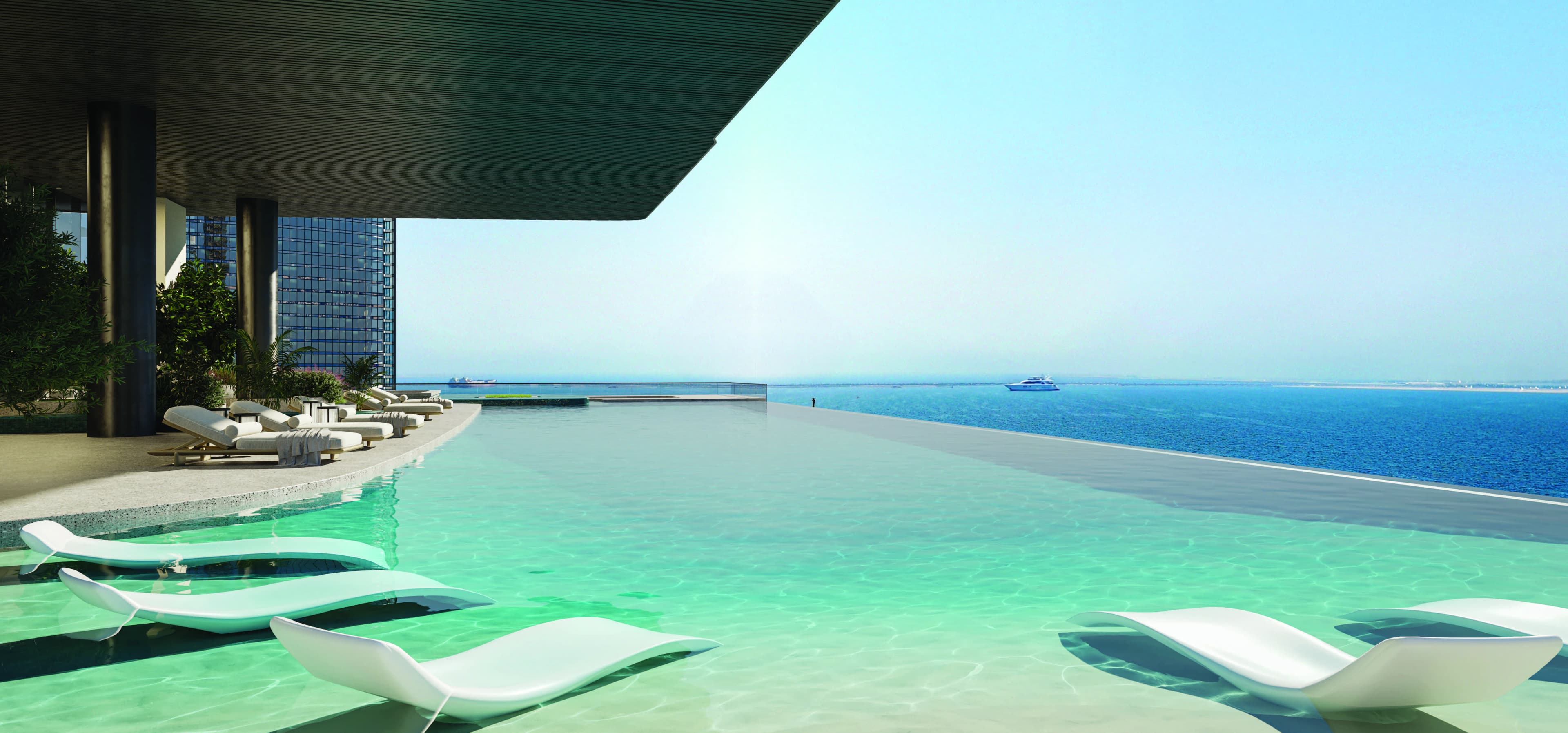 Il Vento amenity Infinity Horizon Pool - Bur Dubai, Dubai - by Kora Properties