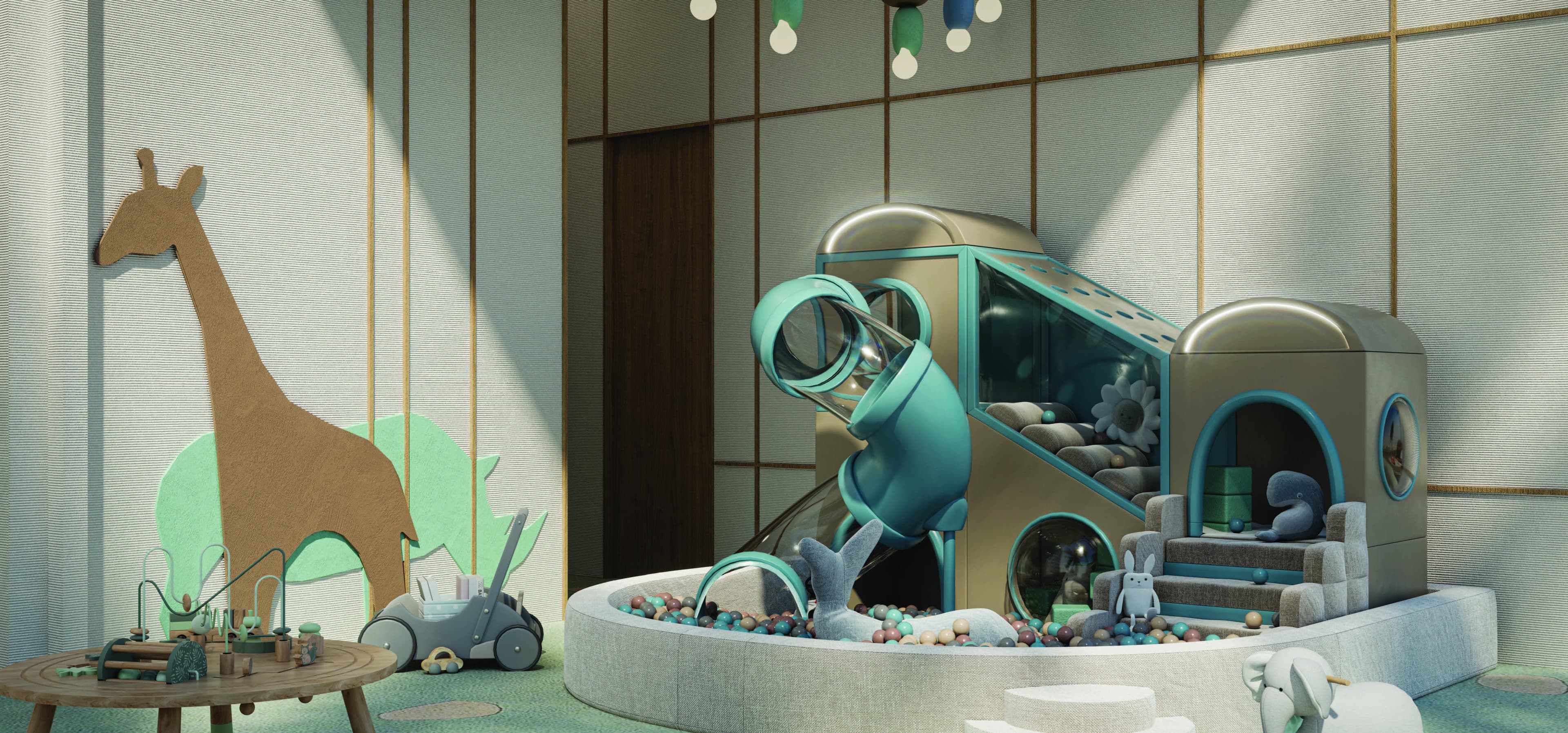 Il Vento amenity Kids' Indoor Play Area - Bur Dubai, Dubai - by Kora Properties