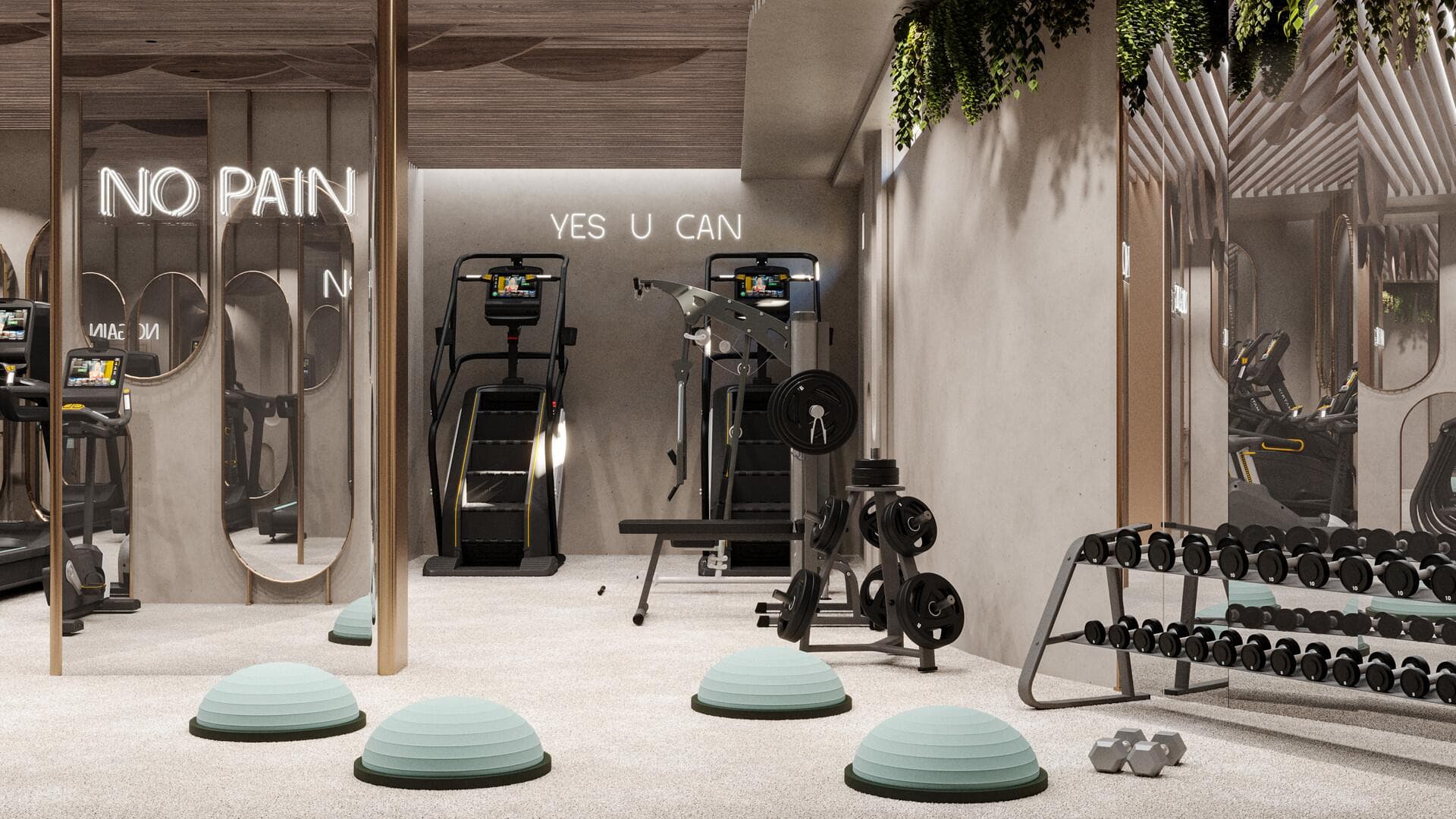 Iluka Residences amenity Fitness Studio - Dubai Islands, Dubai - by MS Homes