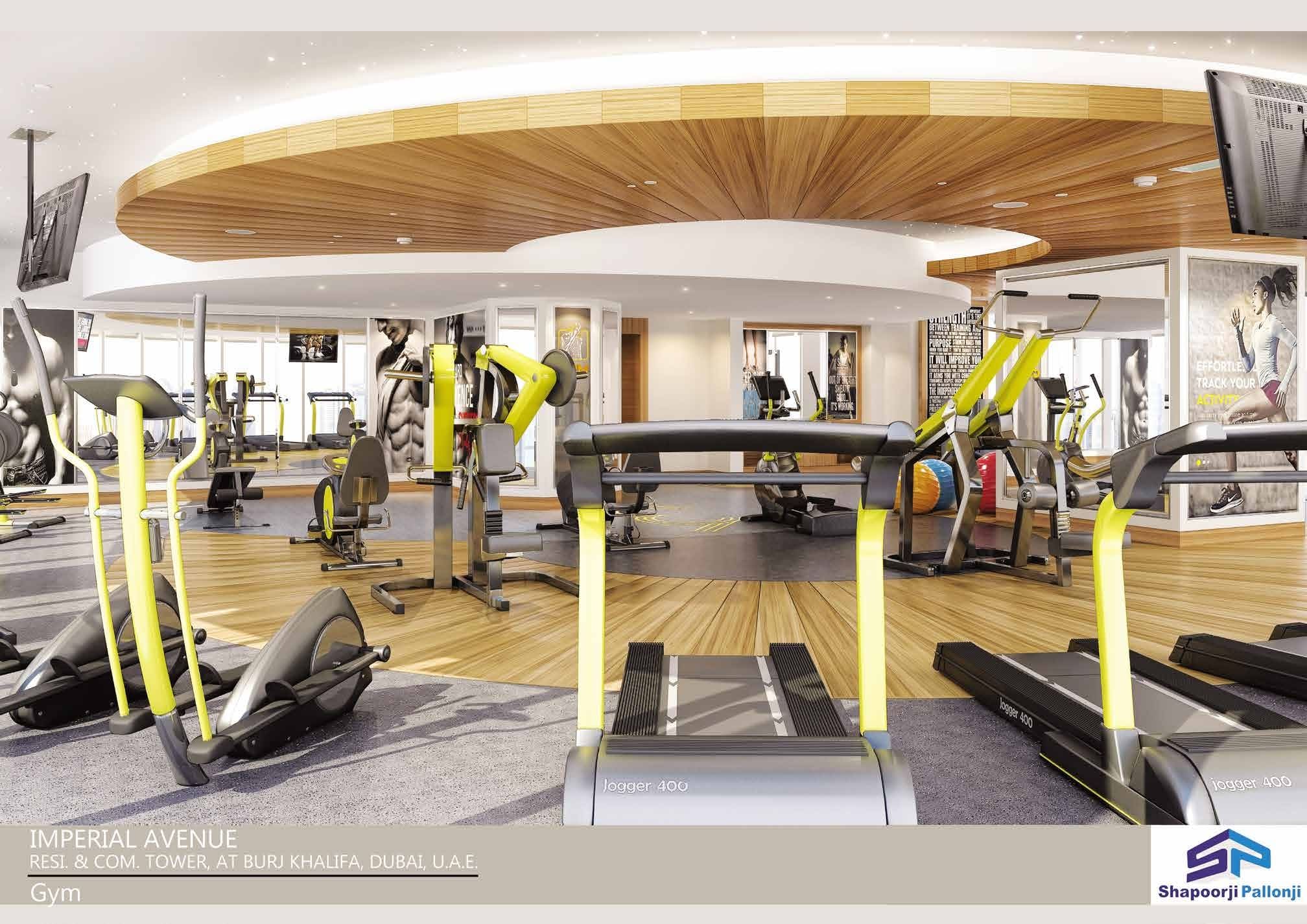 Imperial Avenue amenity Gym in Downtown Dubai, Dubai, by Shapoorji Pallonji
