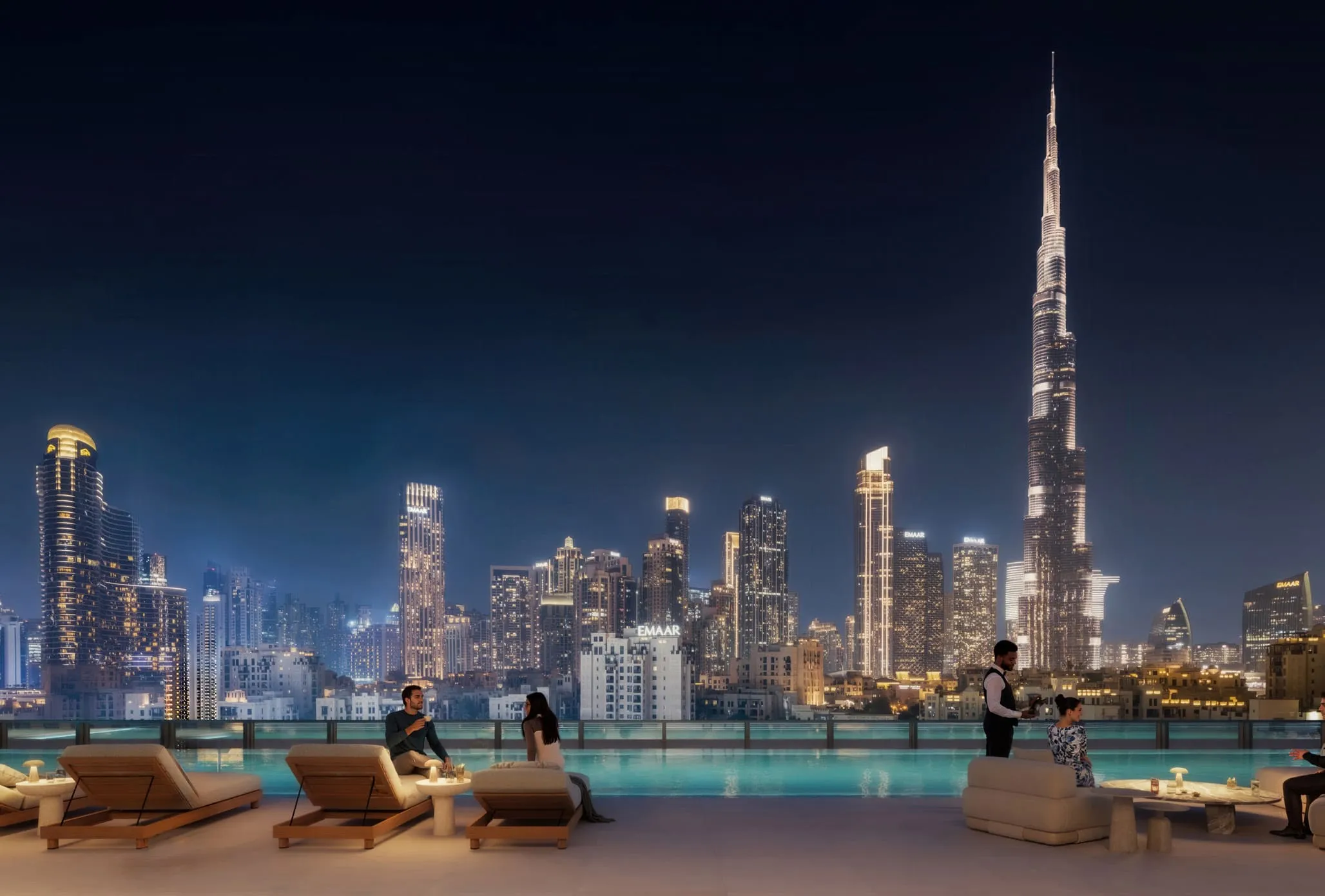 Inaura Hotels & Residences Downtown amenity Infinity Pool - Downtown Dubai, Dubai - by Arada