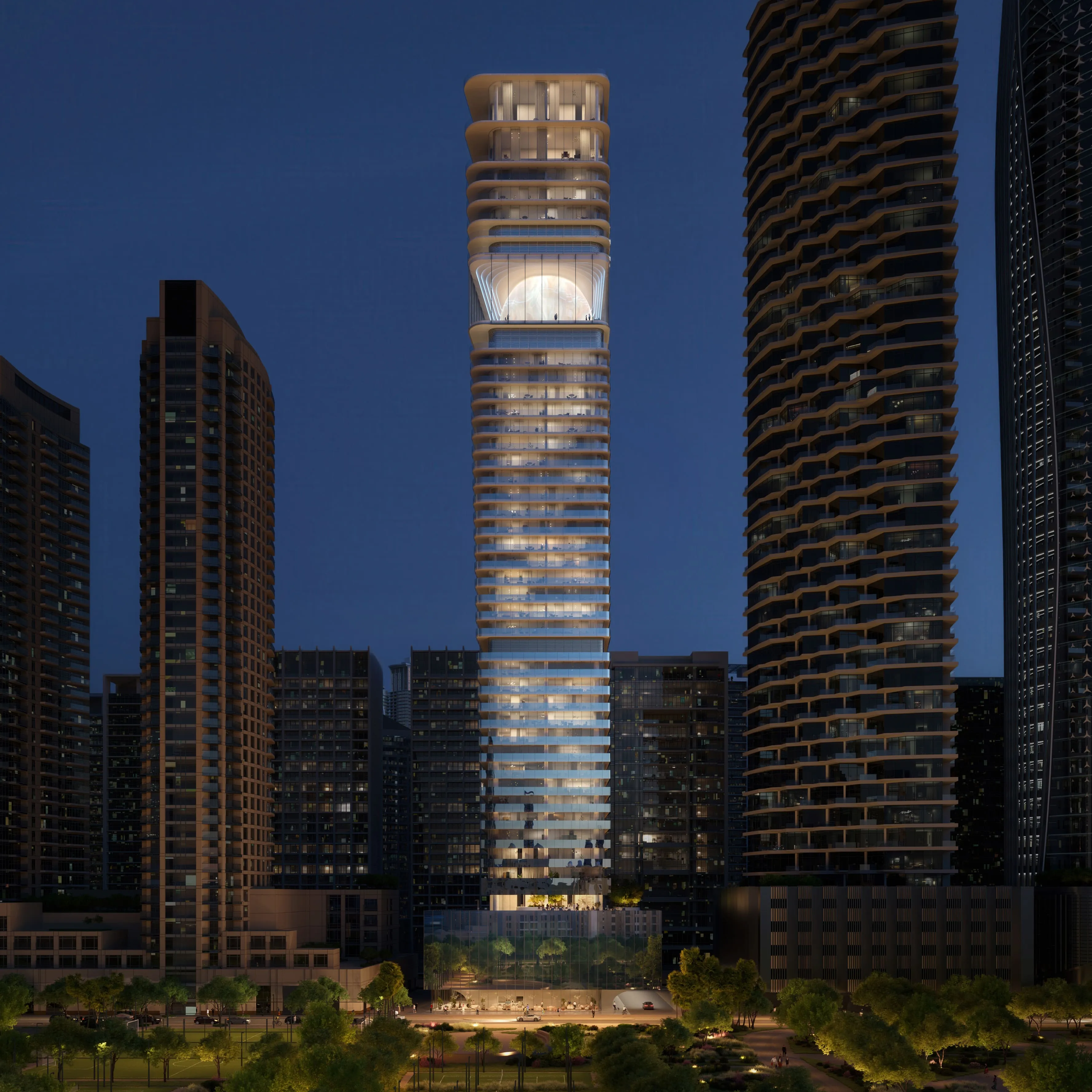 Inaura Hotels & Residences Downtown exterior view - Downtown Dubai, Dubai - by Arada