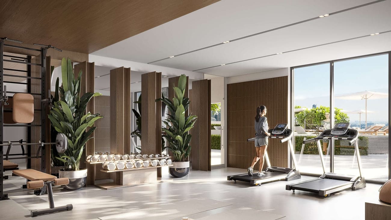 IR1DIAN Park 2 amenity Gym - JVC (Jumeirah Village Circle), Dubai - by Object 1