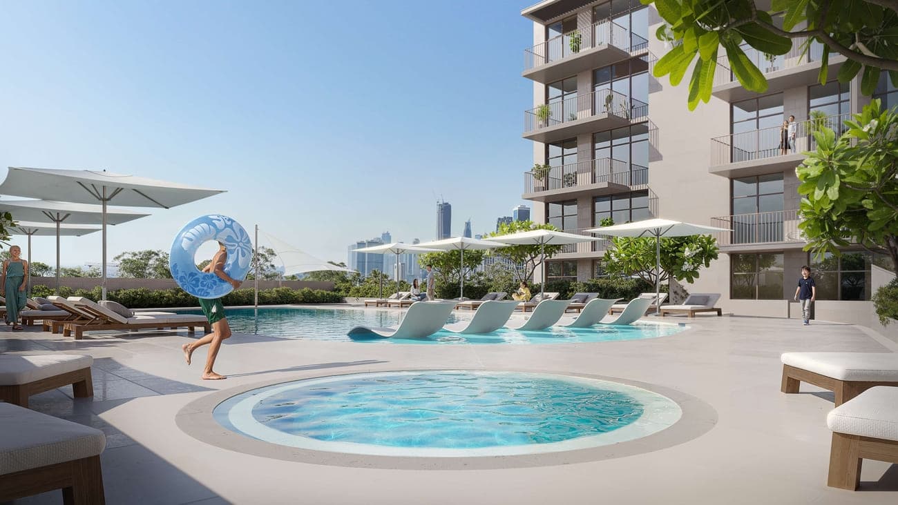 IR1DIAN Park 2 amenity Pool & Kids Pool - JVC (Jumeirah Village Circle), Dubai - by Object 1
