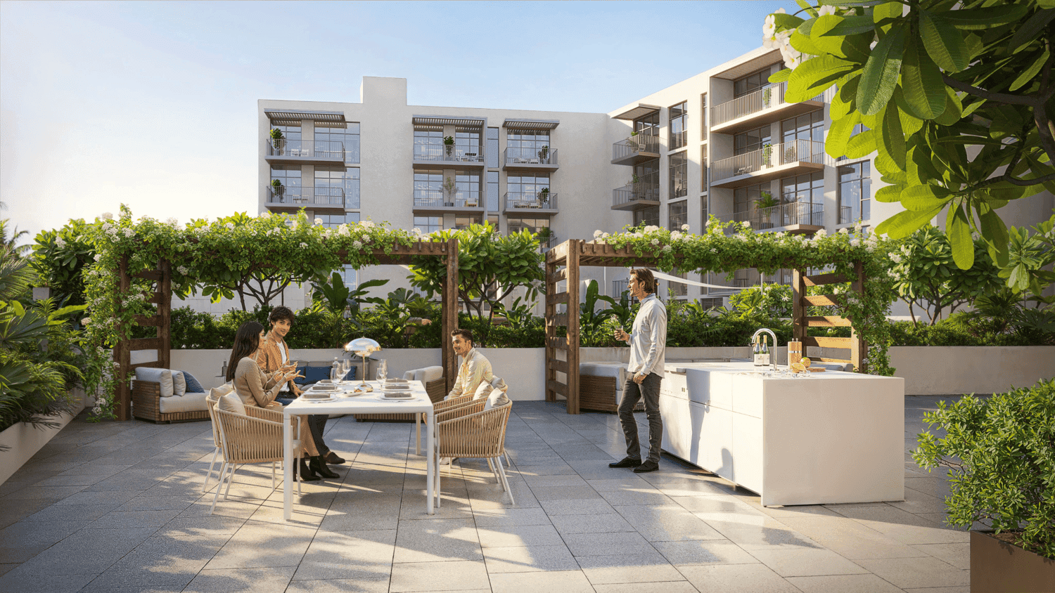 IR1DIAN Park amenity Bbq Area - JVC (Jumeirah Village Circle), Dubai - by Object 1