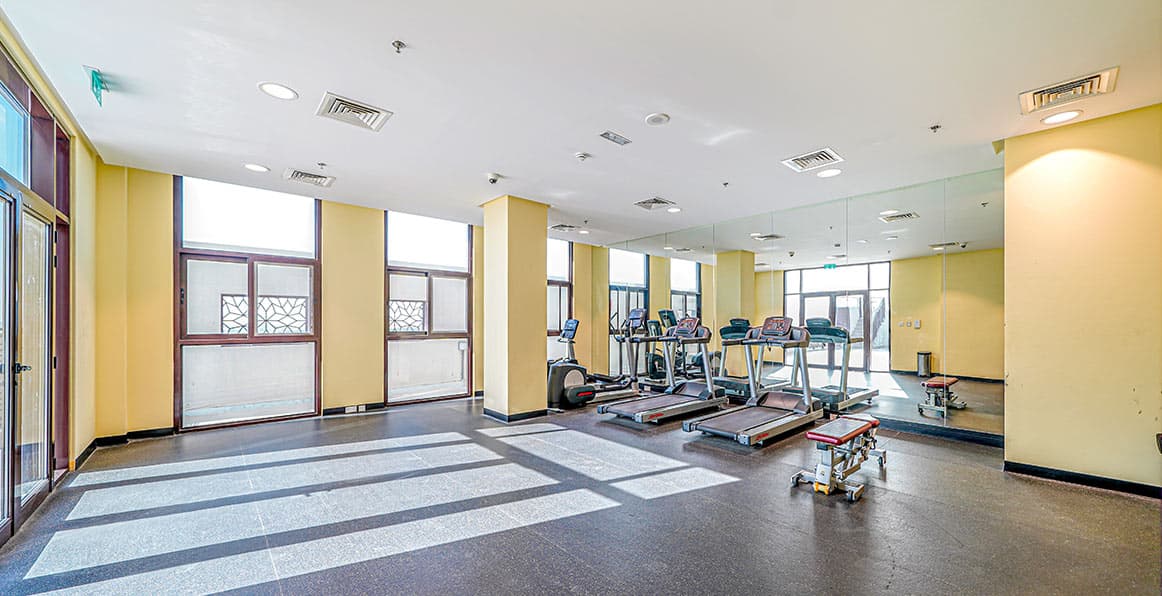 Iris Amber amenity Gym - Al Jaddaf Waterfront, Dubai - by SOL Properties