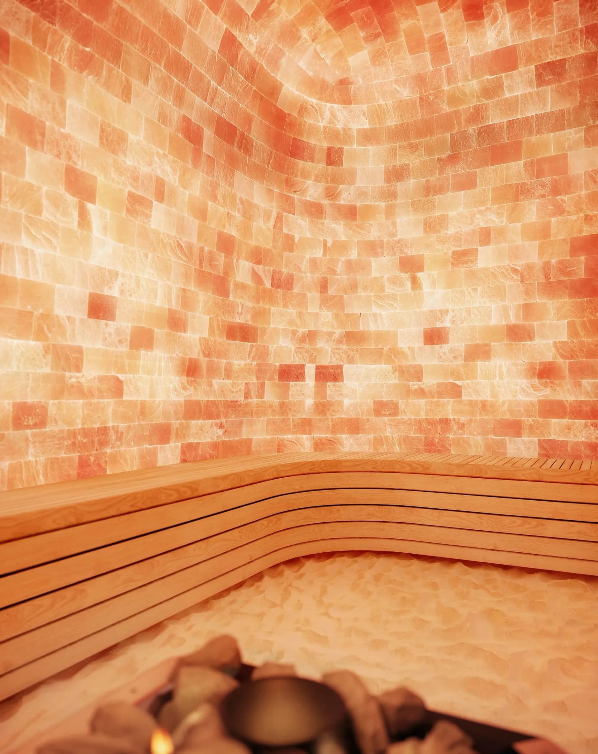 Isla Private Residences amenity Salt Sauna in Dubai Islands, Dubai, by Chaimaa Holding