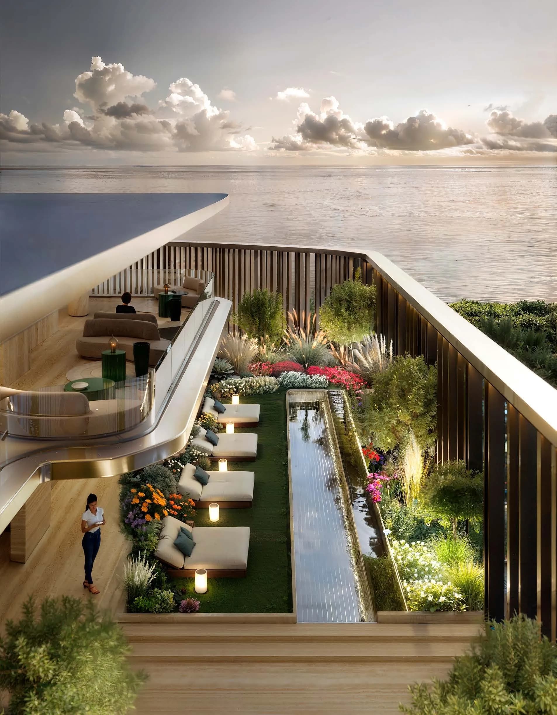 Isla Private Residences amenity Secret Garden Terrace - Dubai Islands, Dubai - by Chaimaa Holding