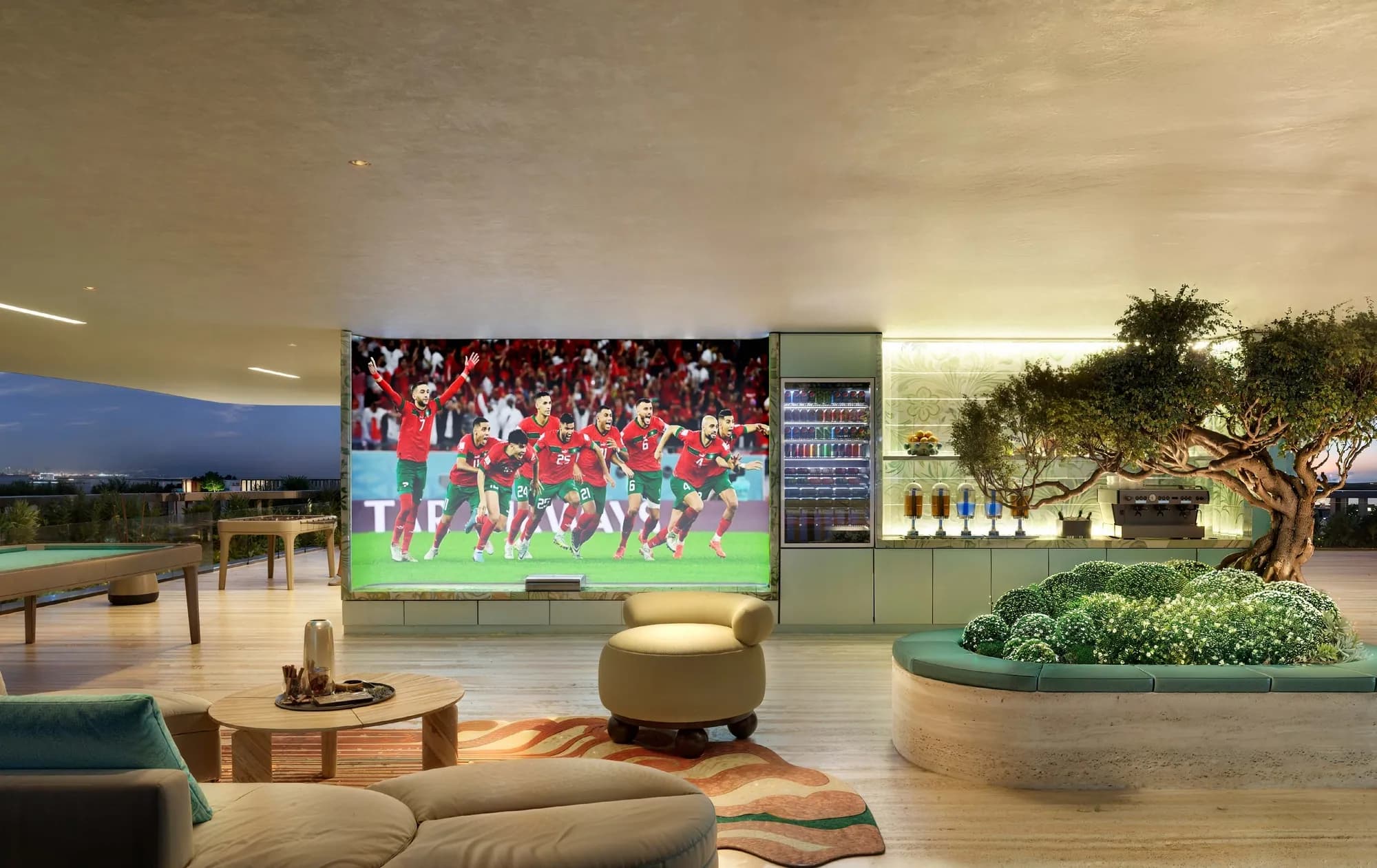 Isla Private Residences amenity Sports Lounge - Dubai Islands, Dubai - by Chaimaa Holding
