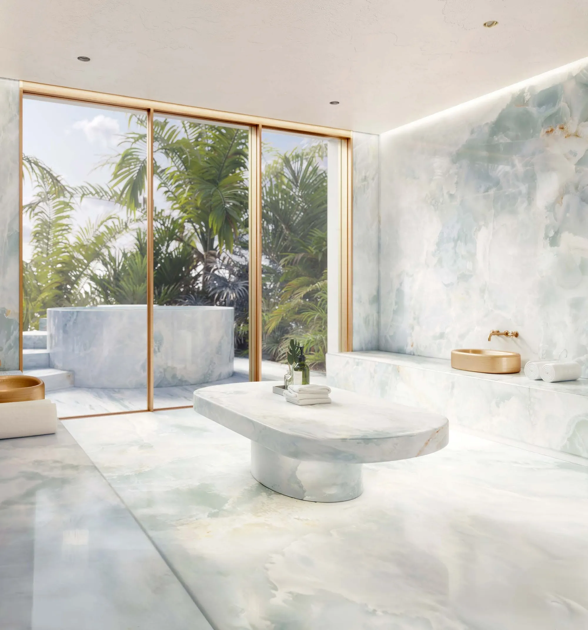 Isla Private Residences amenity Steam Room in Dubai Islands, Dubai, by Chaimaa Holding