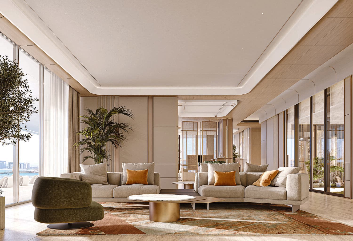 Isolana Residences amenity Residents Club Lounge - Dubai Islands, Dubai - by Hayaat Developments