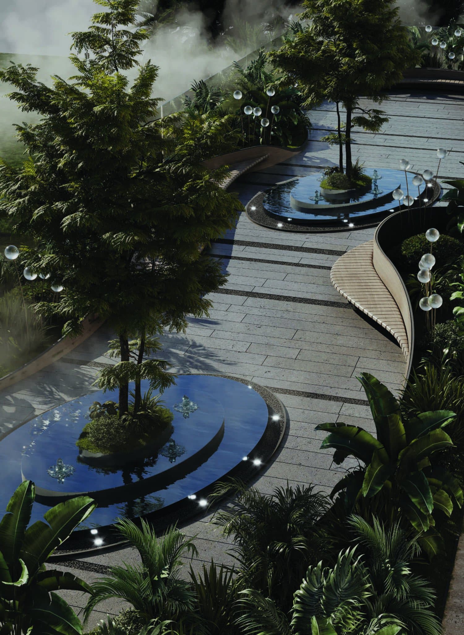 Isolana Residences amenity Zen Gardens - Dubai Islands, Dubai - by Hayaat Developments