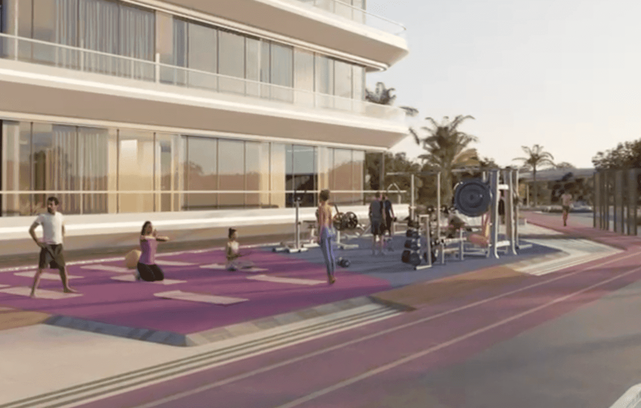 Ivy Gardens 2 by Samana amenity Rooftop Gym & Jogging Track - Dubailand Residence Complex, Dubai - by Samana