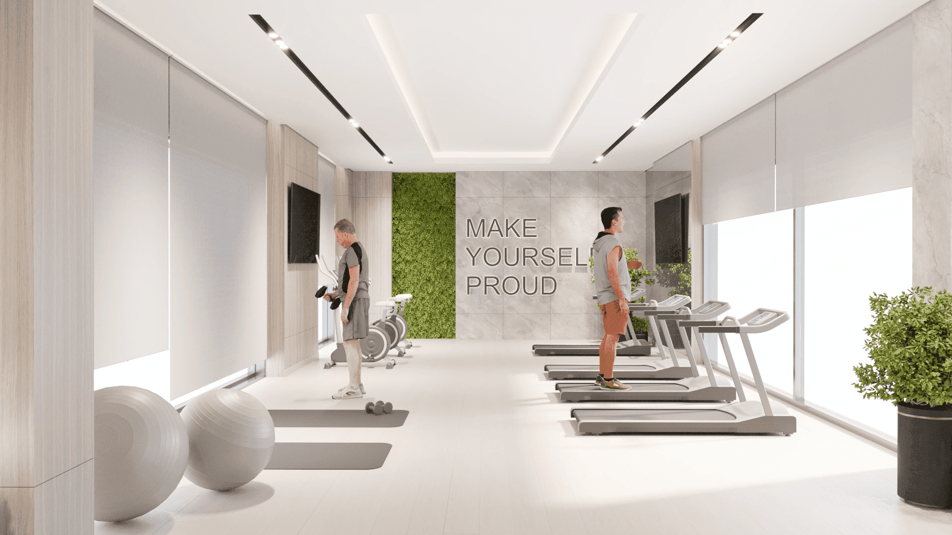Ivy Gardens by Samana amenity Indoor Gym - Dubai Land Residence Complex, Dubai - by Samana