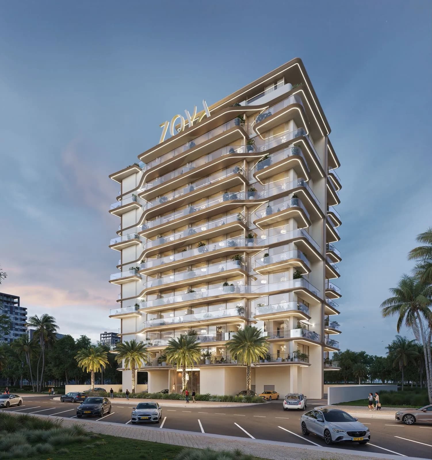 Izel by Zoya exterior view - Dubai Land Residence Complex, Dubai - by Zoya Developments