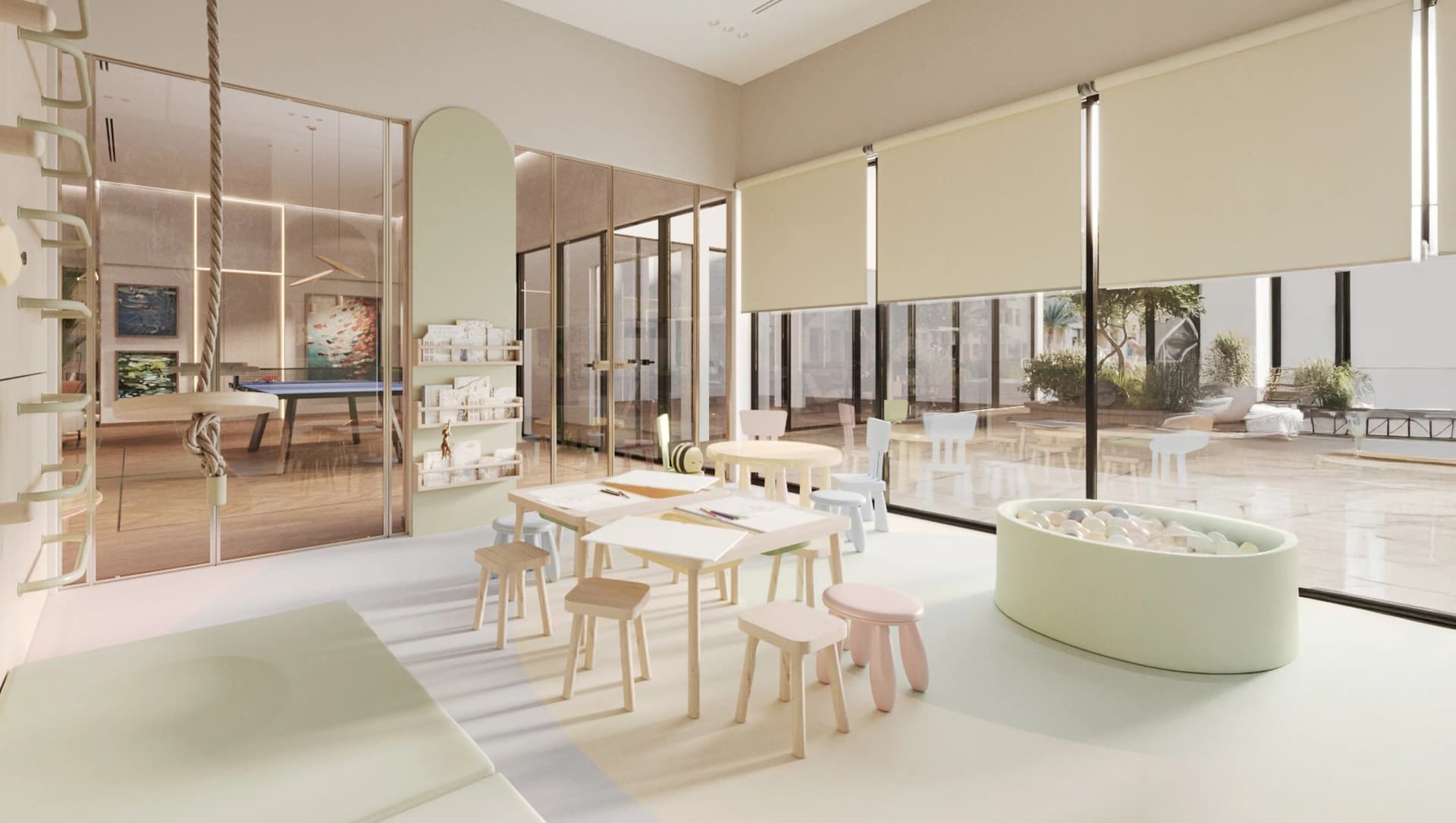 J-Haus Residence amenity Kids’ Area in JVC (Jumeirah Village Circle), Dubai, by Hirat Real Estate Development