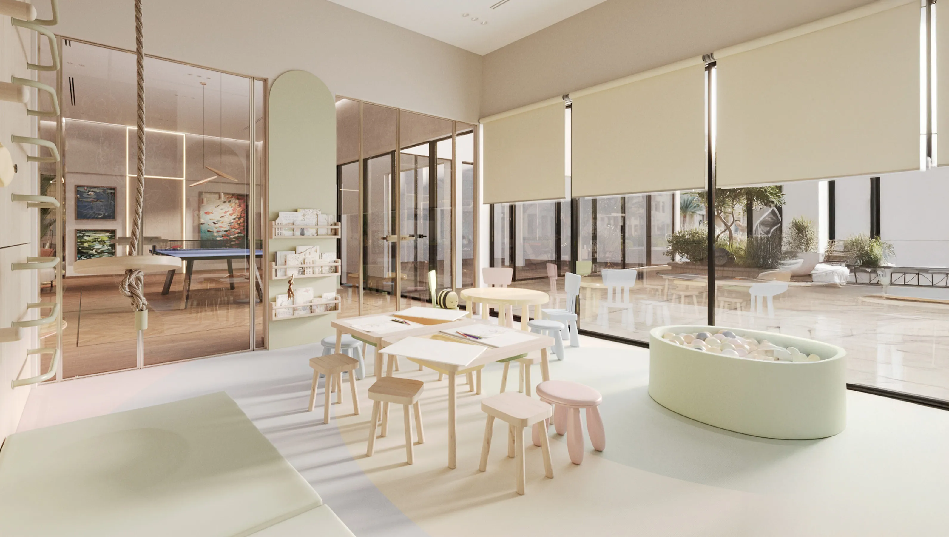 J-Haus Residence amenity Kids’ Area - JVC (Jumeirah Village Circle), Dubai - by Hirat Real Estate Development