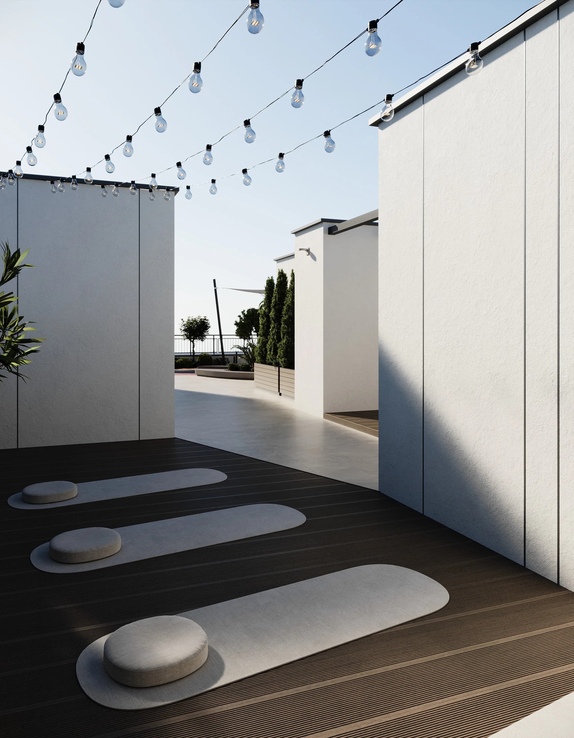 J-Haus Residence amenity Outdoor Yoga Area - JVC (Jumeirah Village Circle), Dubai - by Hirat Real Estate Development