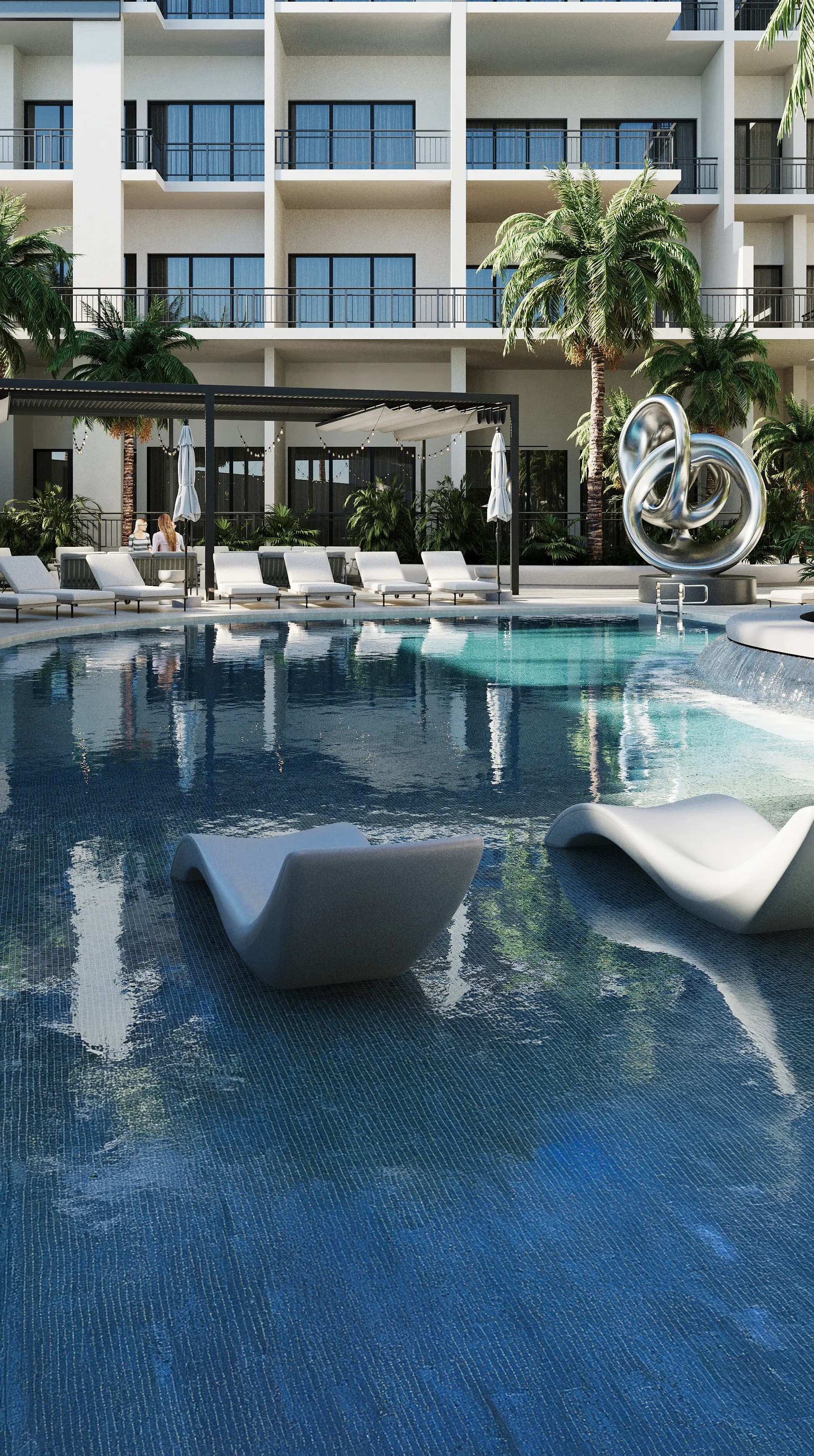 J-Haus Residence amenity Swimming Pool - JVC (Jumeirah Village Circle), Dubai - by Hirat Real Estate Development