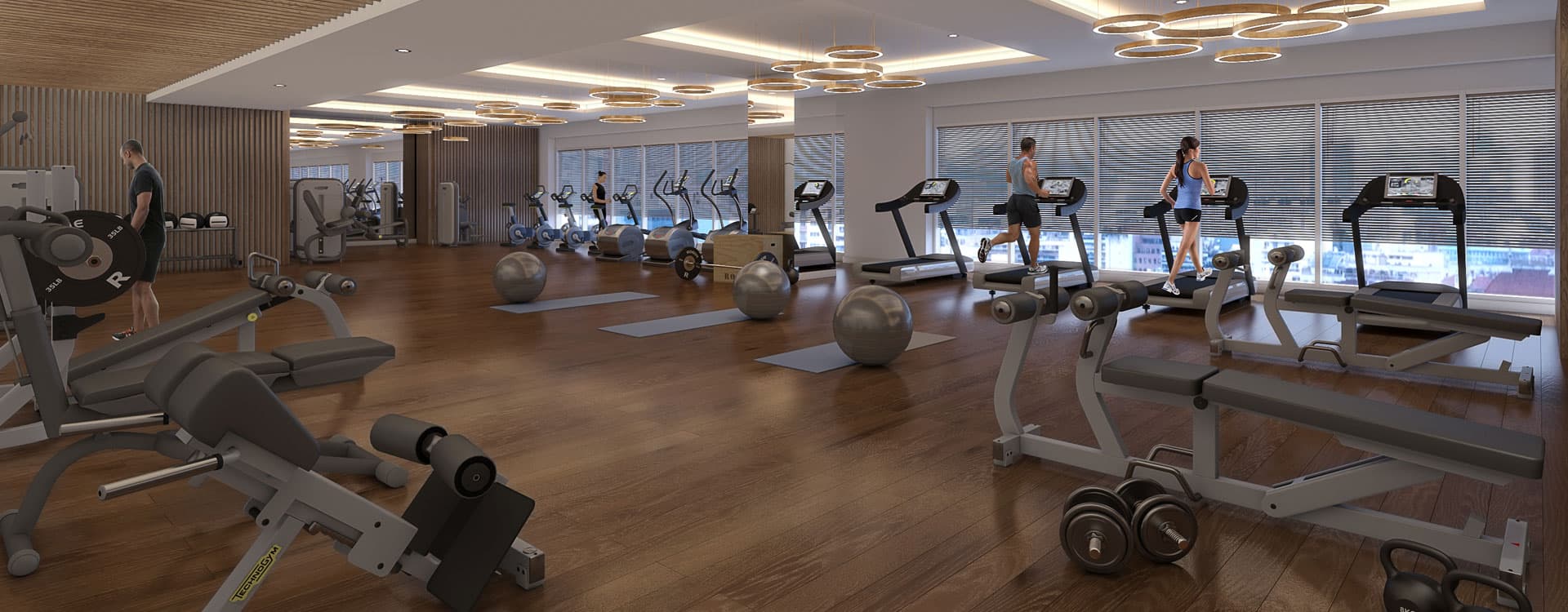 J One Tower A amenity Gym - Business Bay, Dubai - by Durar Group