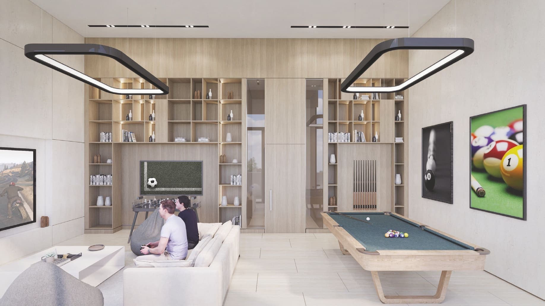 Jannat amenity Game Room - Dubai Production City, Dubai - by Deyaar