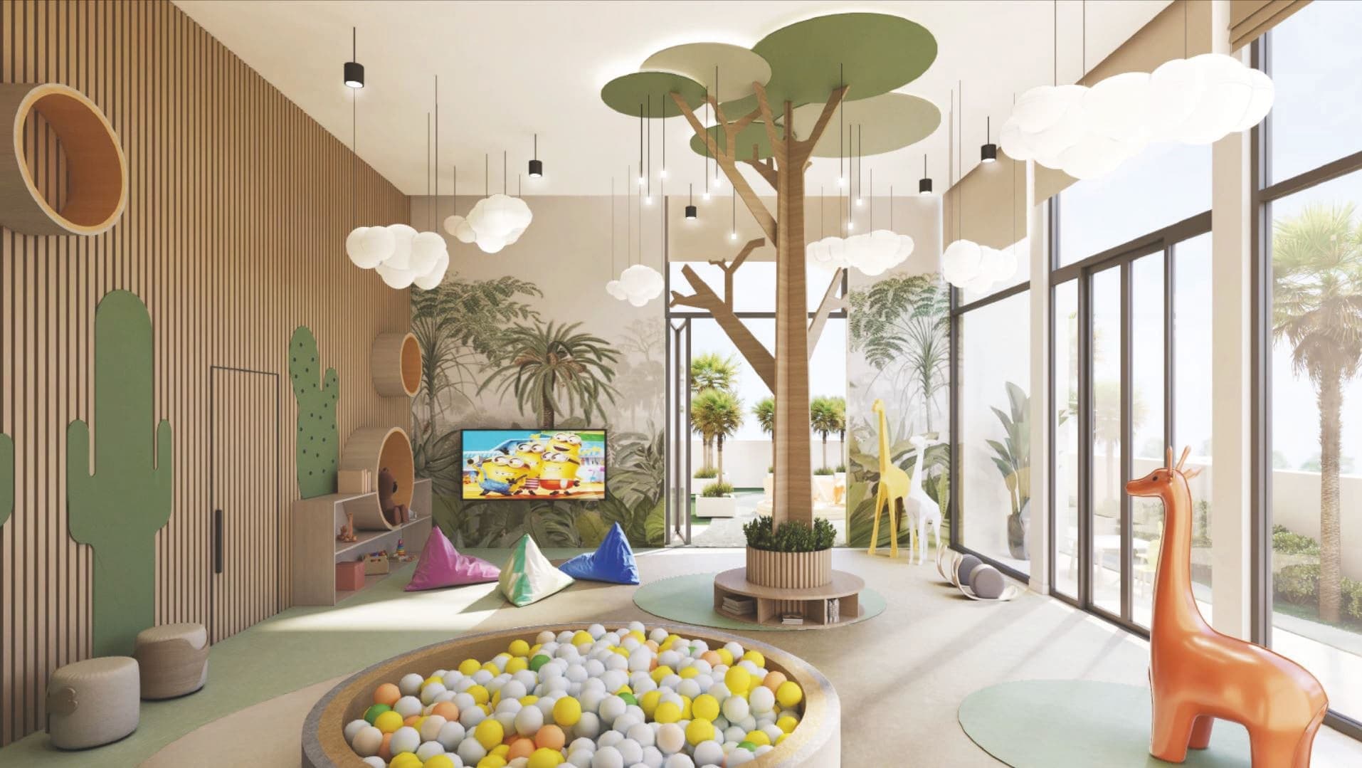 Jannat amenity Kids Indoor Play Area - Dubai Production City, Dubai - by Deyaar