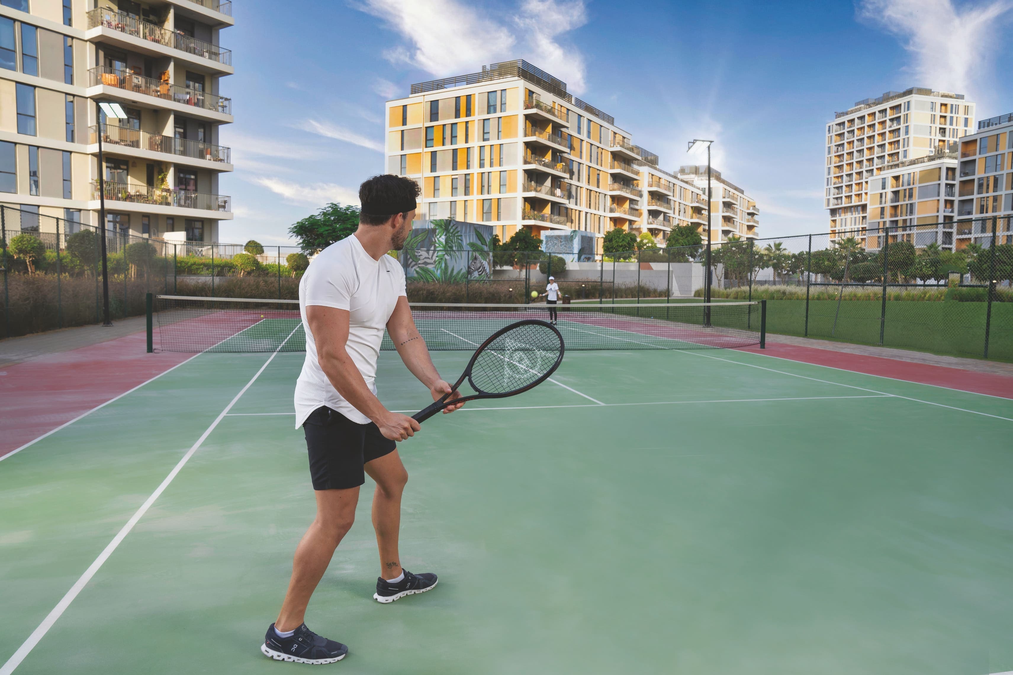 Jannat amenity Tennis Court - Dubai Production City, Dubai - by Deyaar