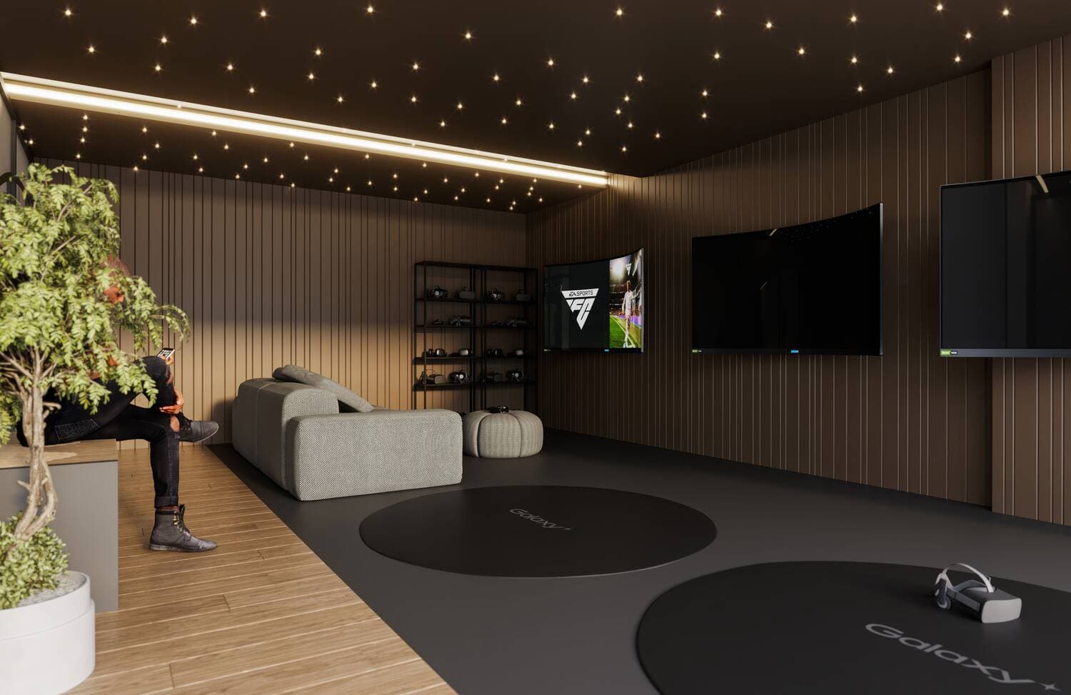 Jardin Astral amenity Digital Fitness - Al Satwa, Dubai - by Galaxy Realty