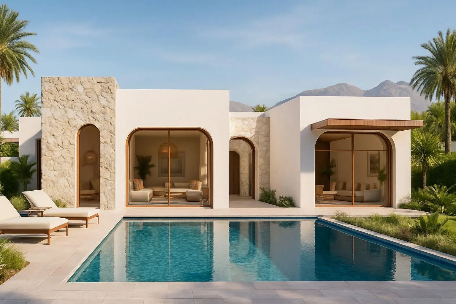 Jebel Sifah - Olive Farms exterior view - Muscat Governorate, Dubai - by Muriya