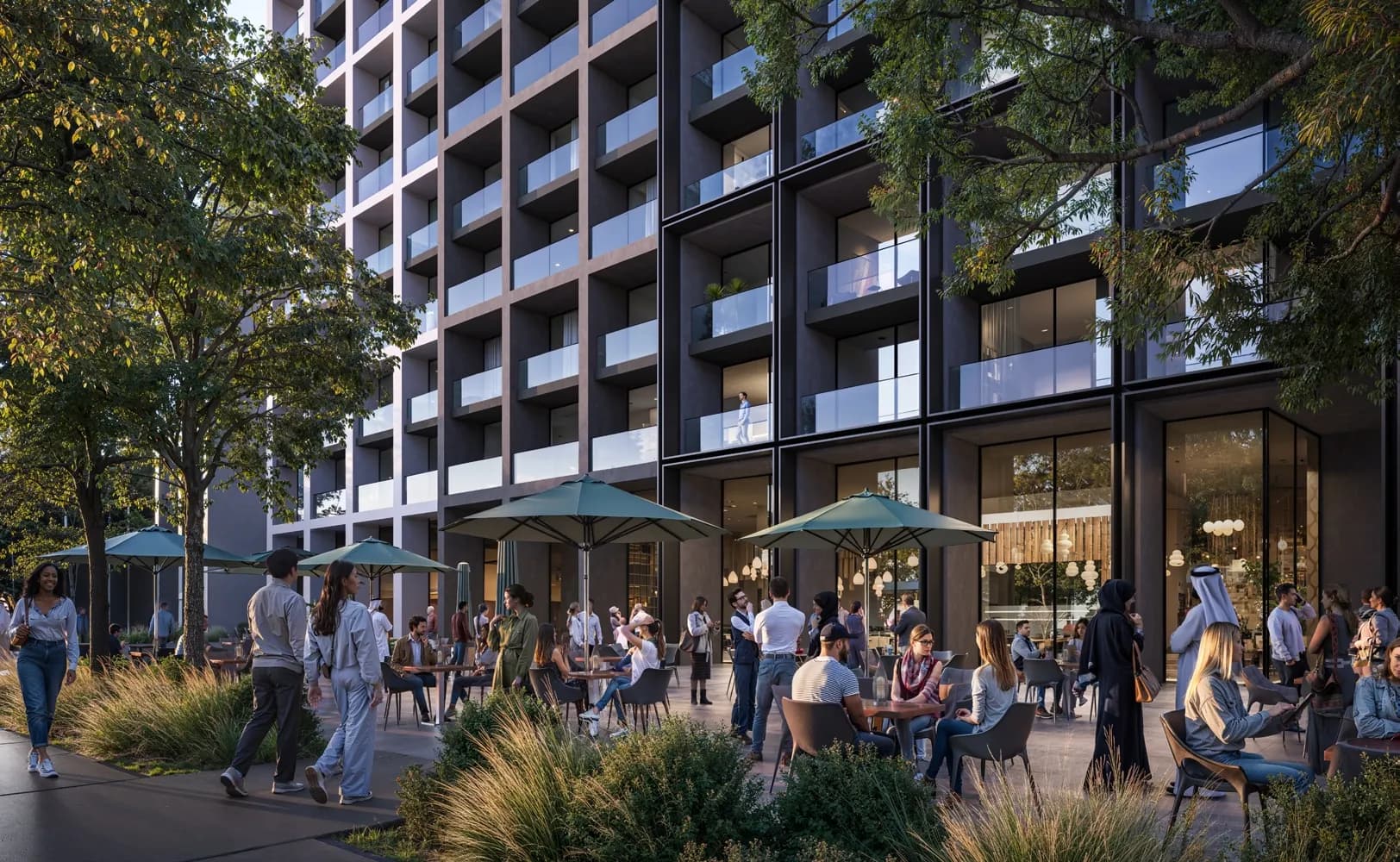 Jenna 1 amenity Boulevard with Shopping & Dining - Muwaileh Commercial, Dubai - by Arada